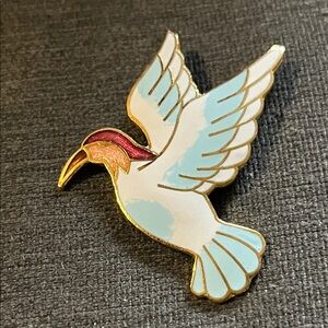 Vintage Hummingbird Brooch